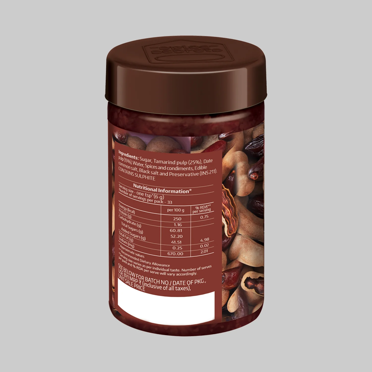 Society Tamarind Date Chutney Jar - Image 3